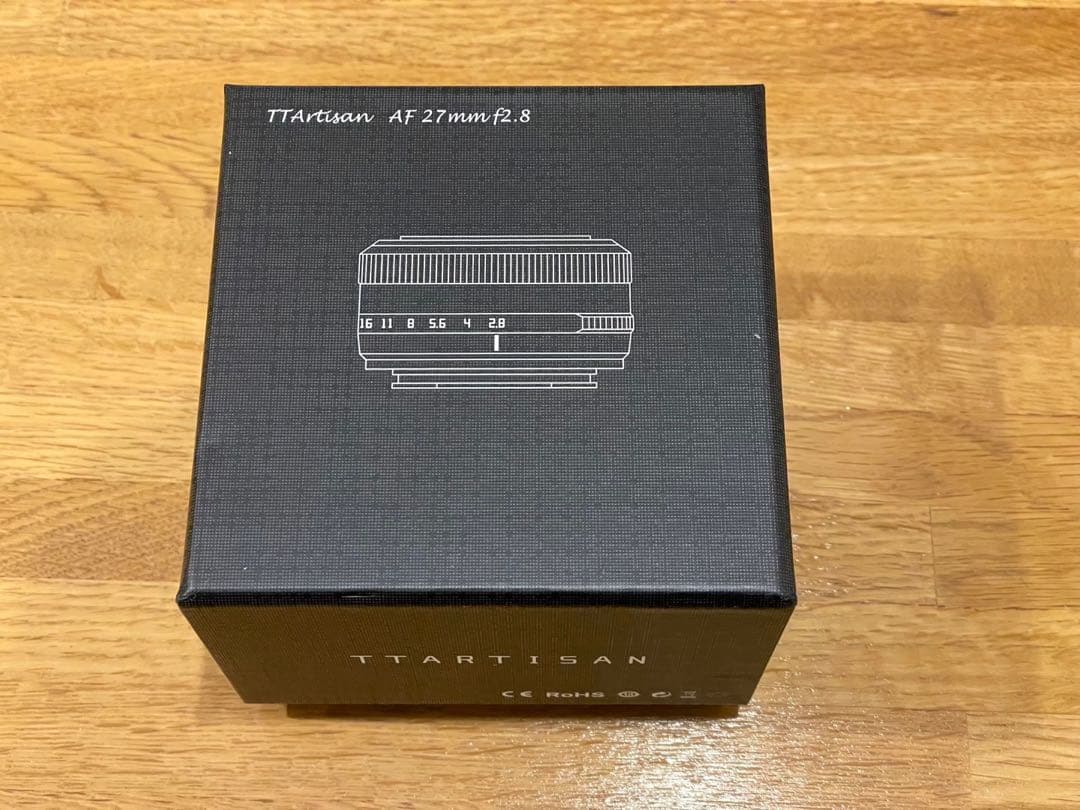 【新品】TTArtisan 27mm f2.8 AF　ブラック Xマウント