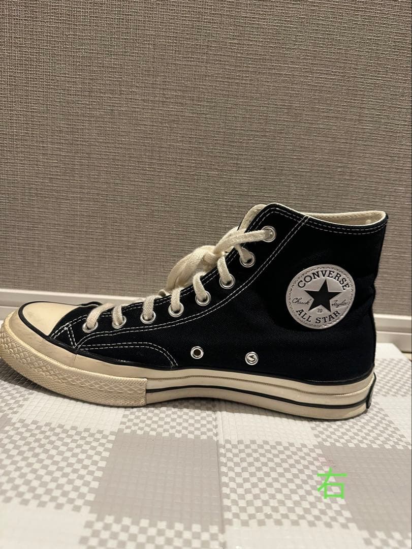 【converse】CT70 BLACK HI CUT ブラック