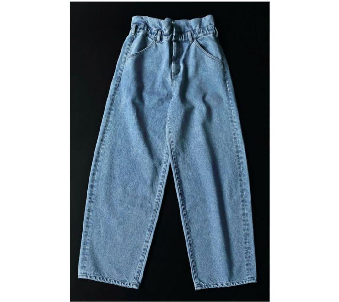 新品タグ付　anuke Waist Tuck Denim デニム
