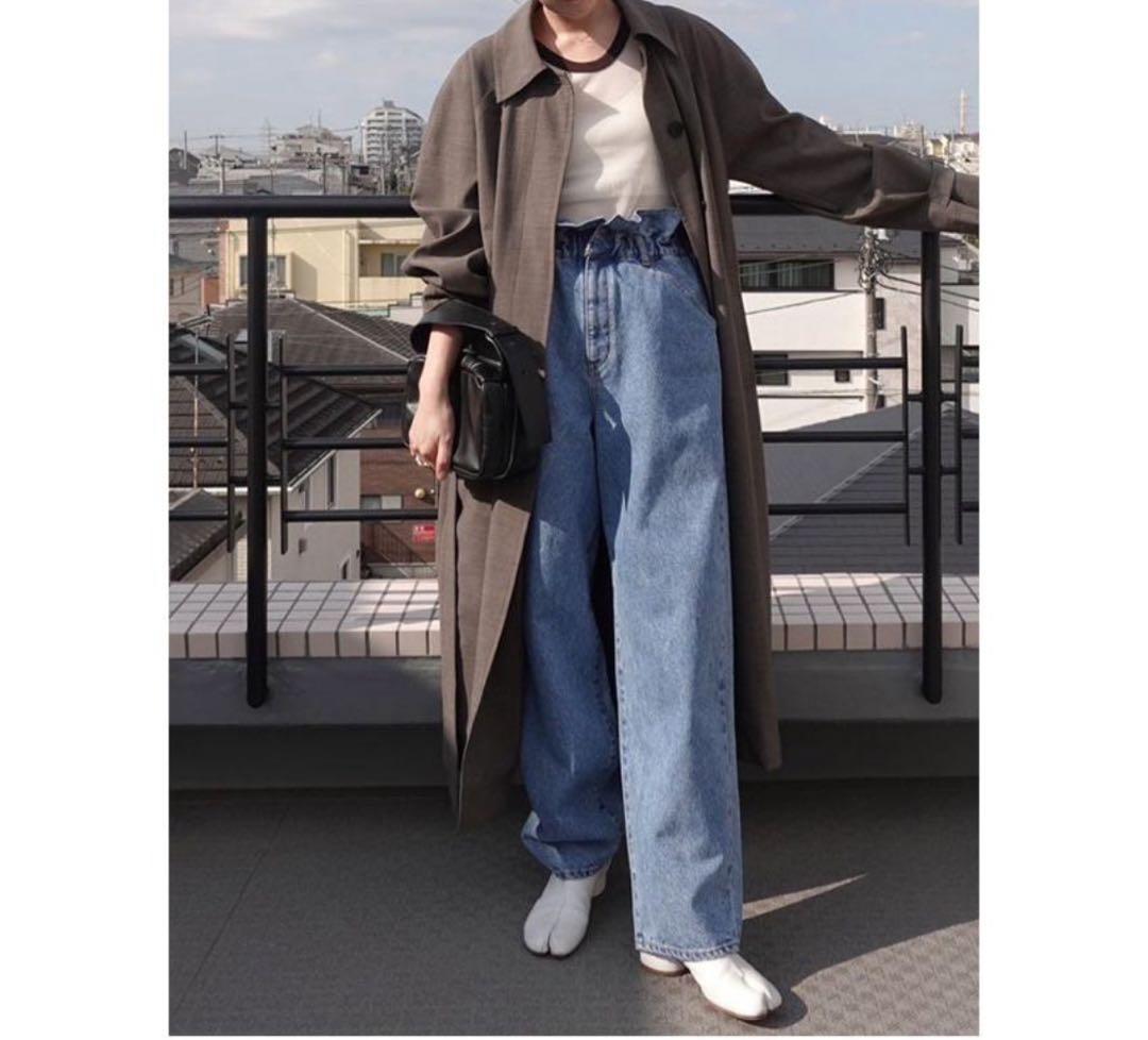 新品タグ付　anuke Waist Tuck Denim デニム