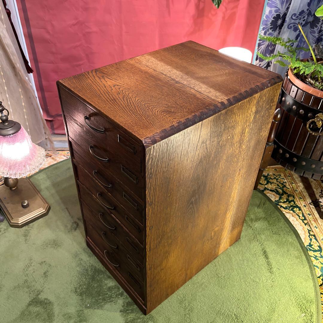 Cis古家具　小引き出し　小物入れ　書類ケース　古家具　アンティーク　昭和