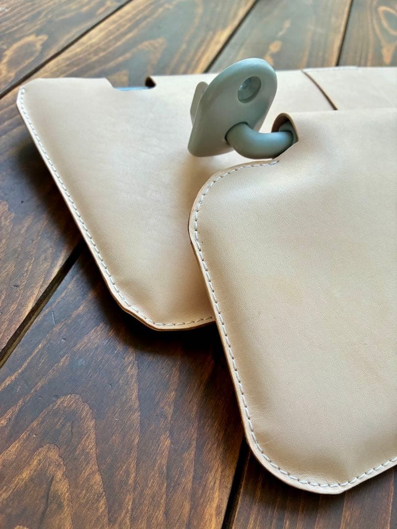 新型ジムニー 64 74 本革 サンバイザーカバー 専用設計 ヌメ革 ナチュラル