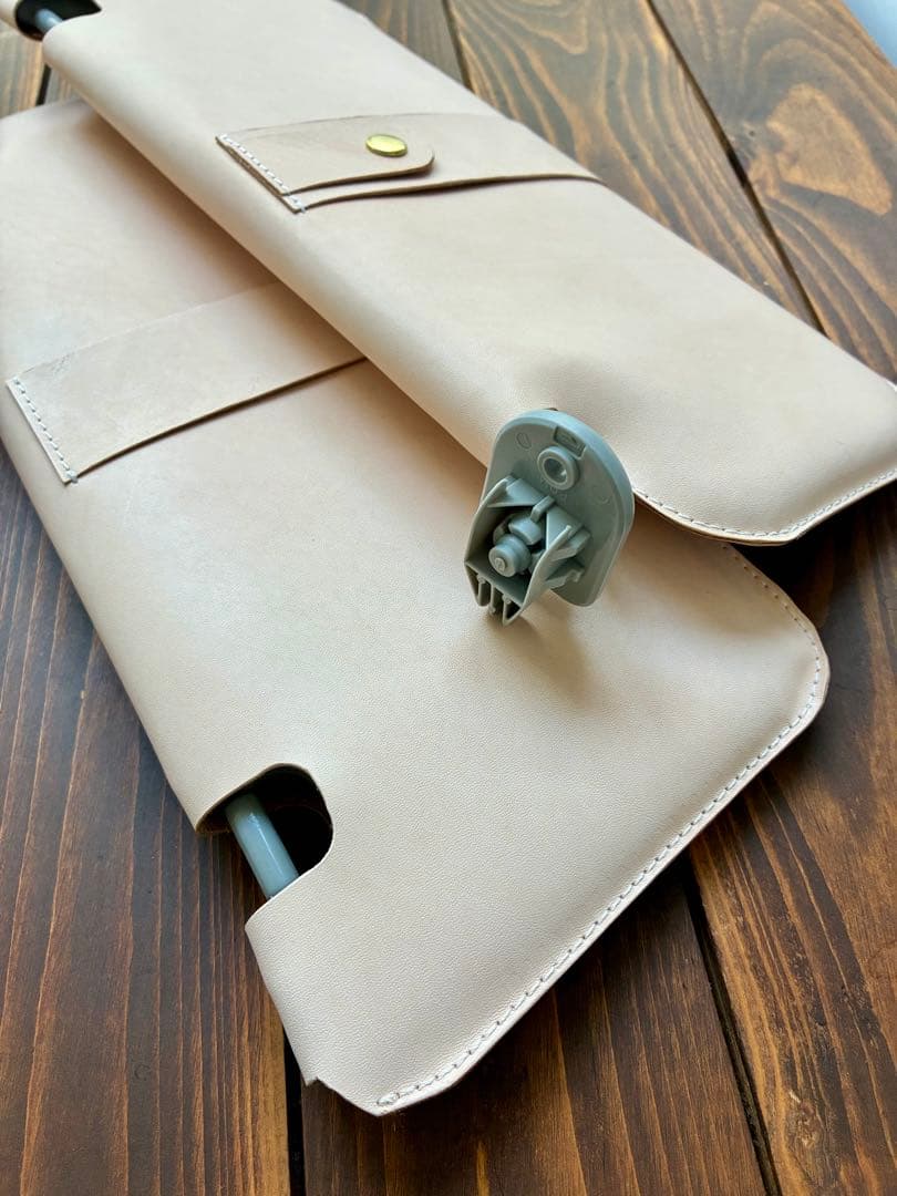 新型ジムニー 64 74 本革 サンバイザーカバー 専用設計 ヌメ革 ナチュラル