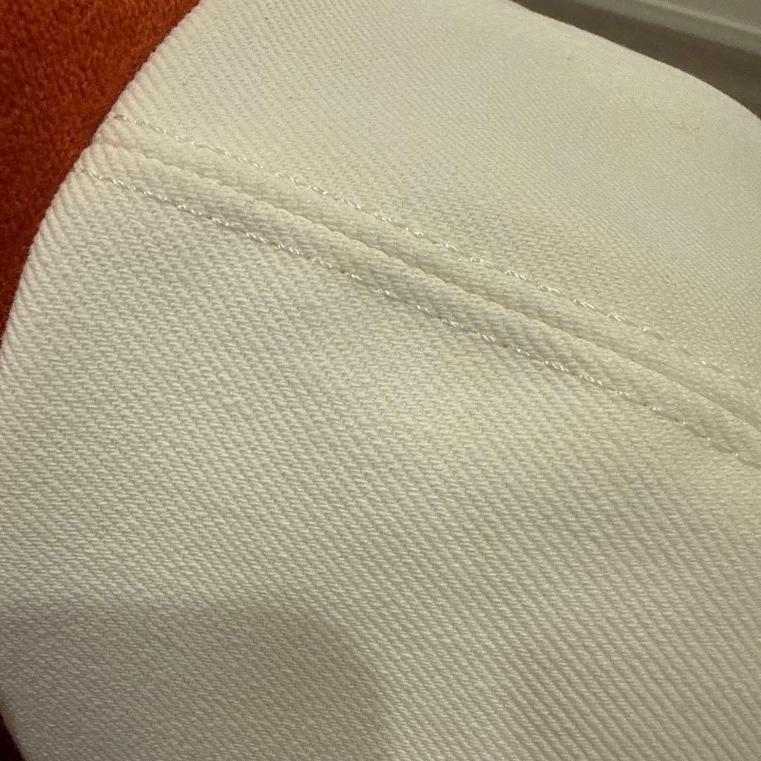 Louis Vuitton ベースボールキャップ ホワイト/オレンジ