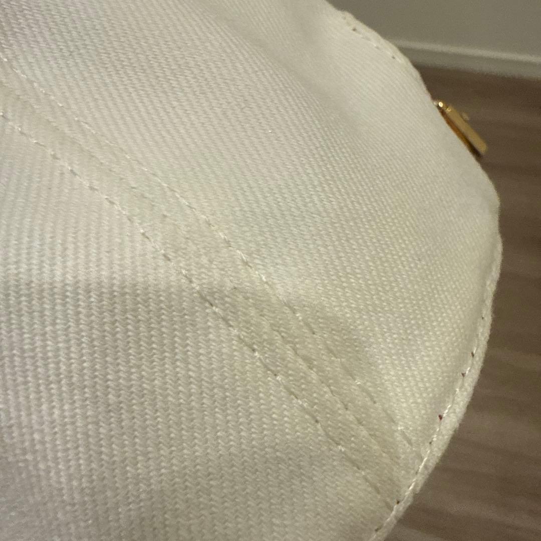 Louis Vuitton ベースボールキャップ ホワイト/オレンジ