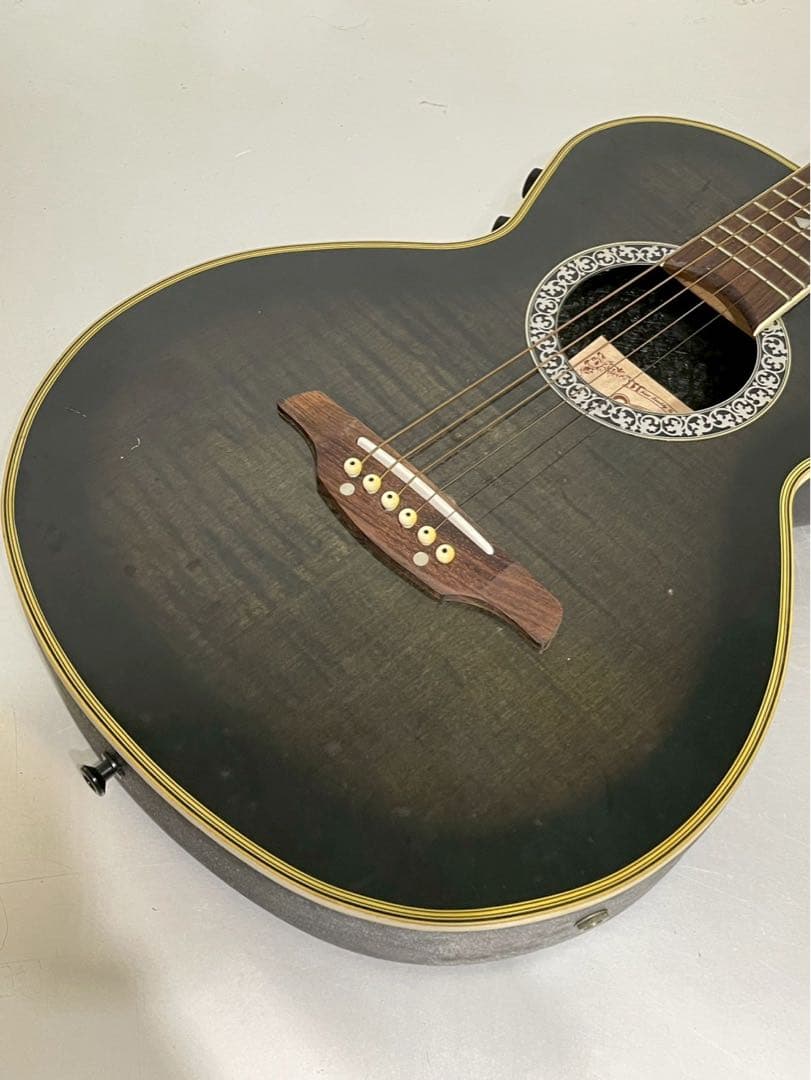 ウラン Aria AMB-35S エレアコ ギター 希少 サイン入り