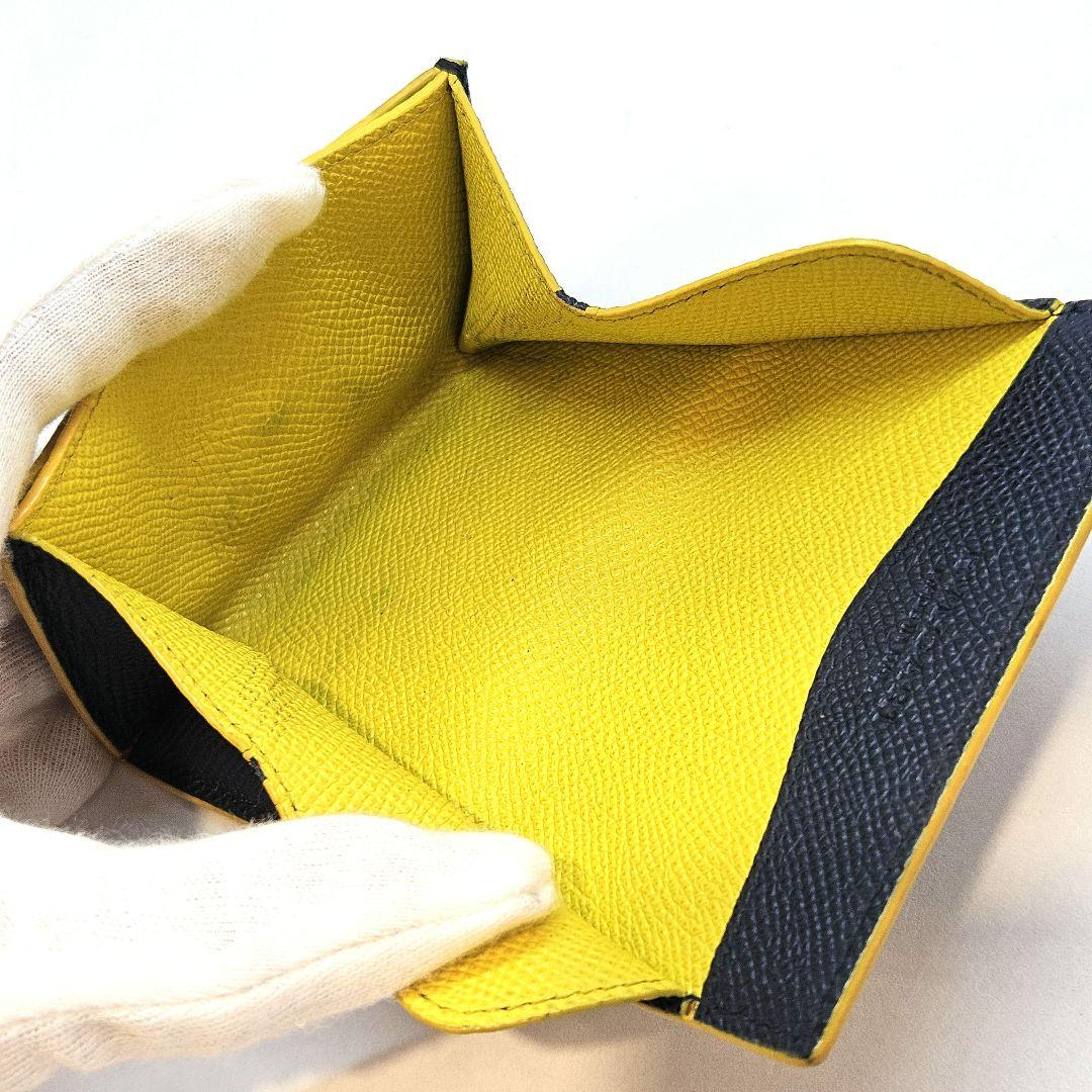 BVLGARI ブルガリ ケース パース サークルロゴ ネイビー