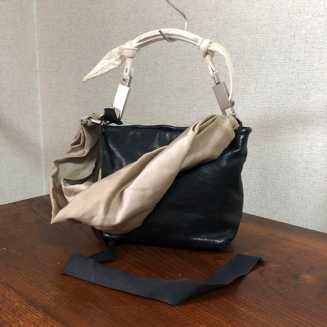 バッグ 19SS Rick Owens studs leather hand bag