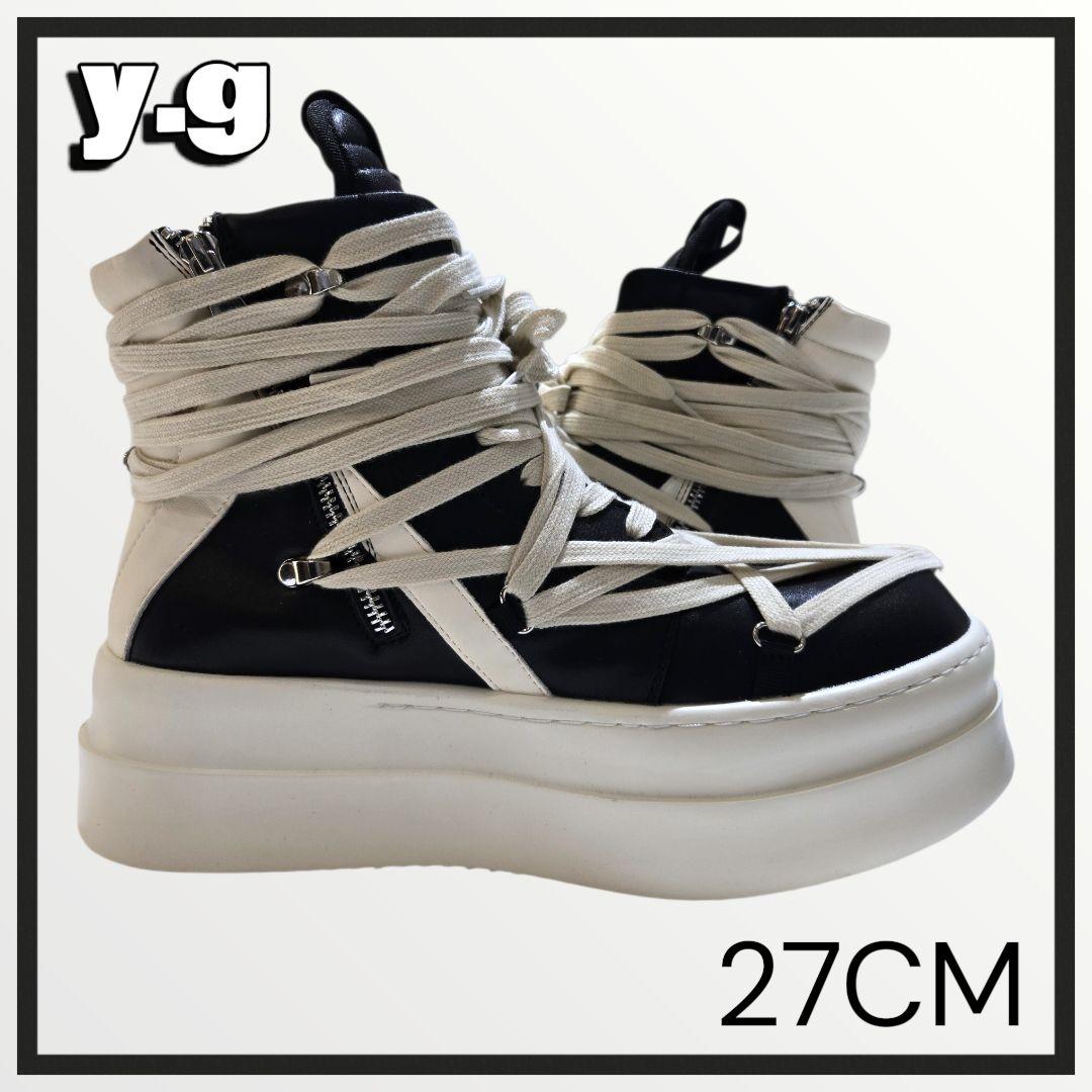 メガレーススニーカー ジオバスケット風 y2k fgmm opium geek