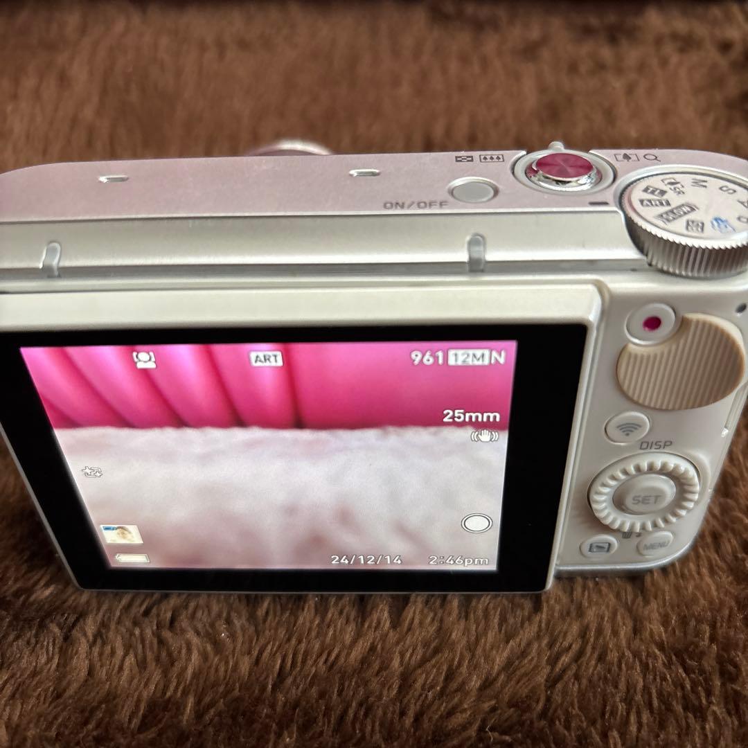 コンデジ CASIO EXILIM EX-ZR3200WE 自撮り可 スマホ転送