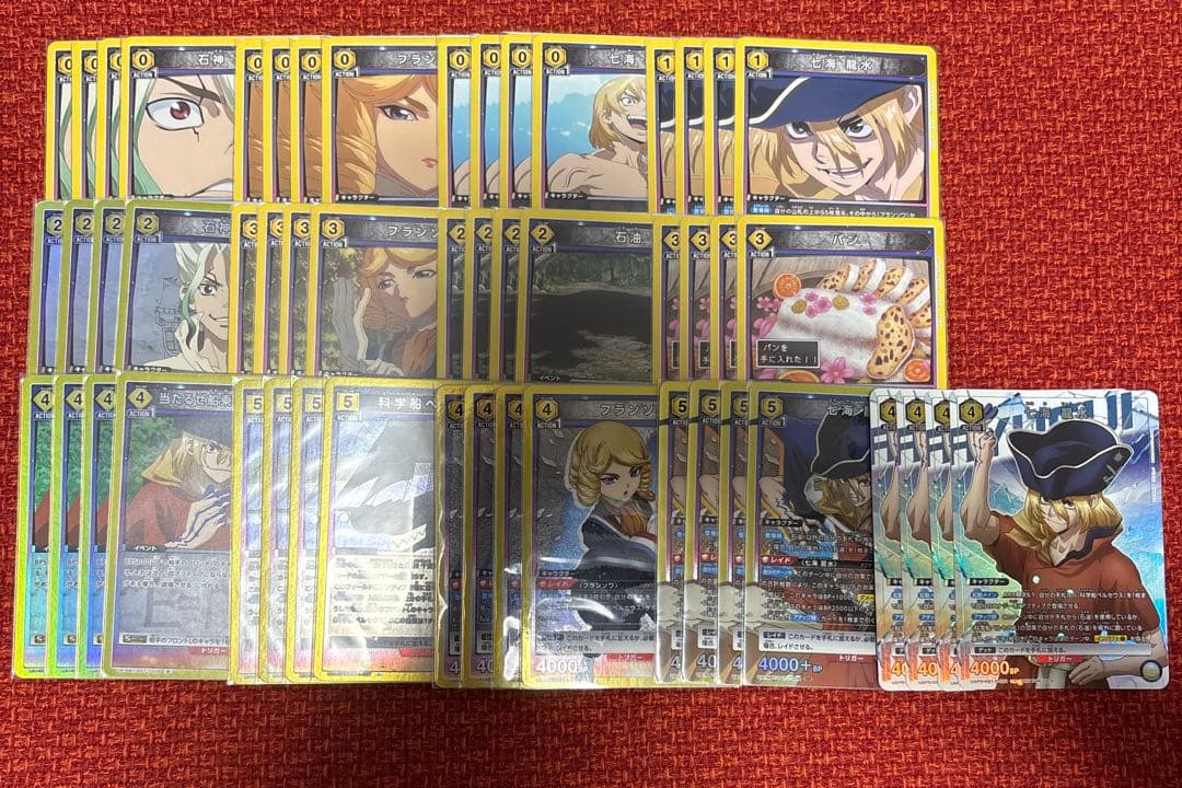 ユニオンアリーナ　ドクターストーン　Dr.stone デッキ　流水　フランソワ