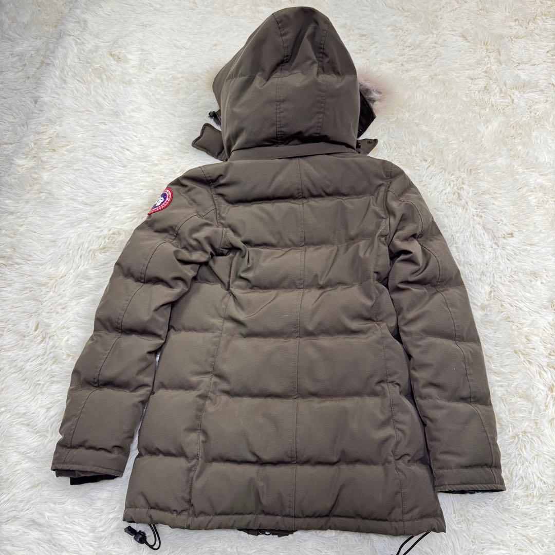 希少✨ カナダグース ダウンコート ベルビル カーキ Sサイズ コヨーテファー