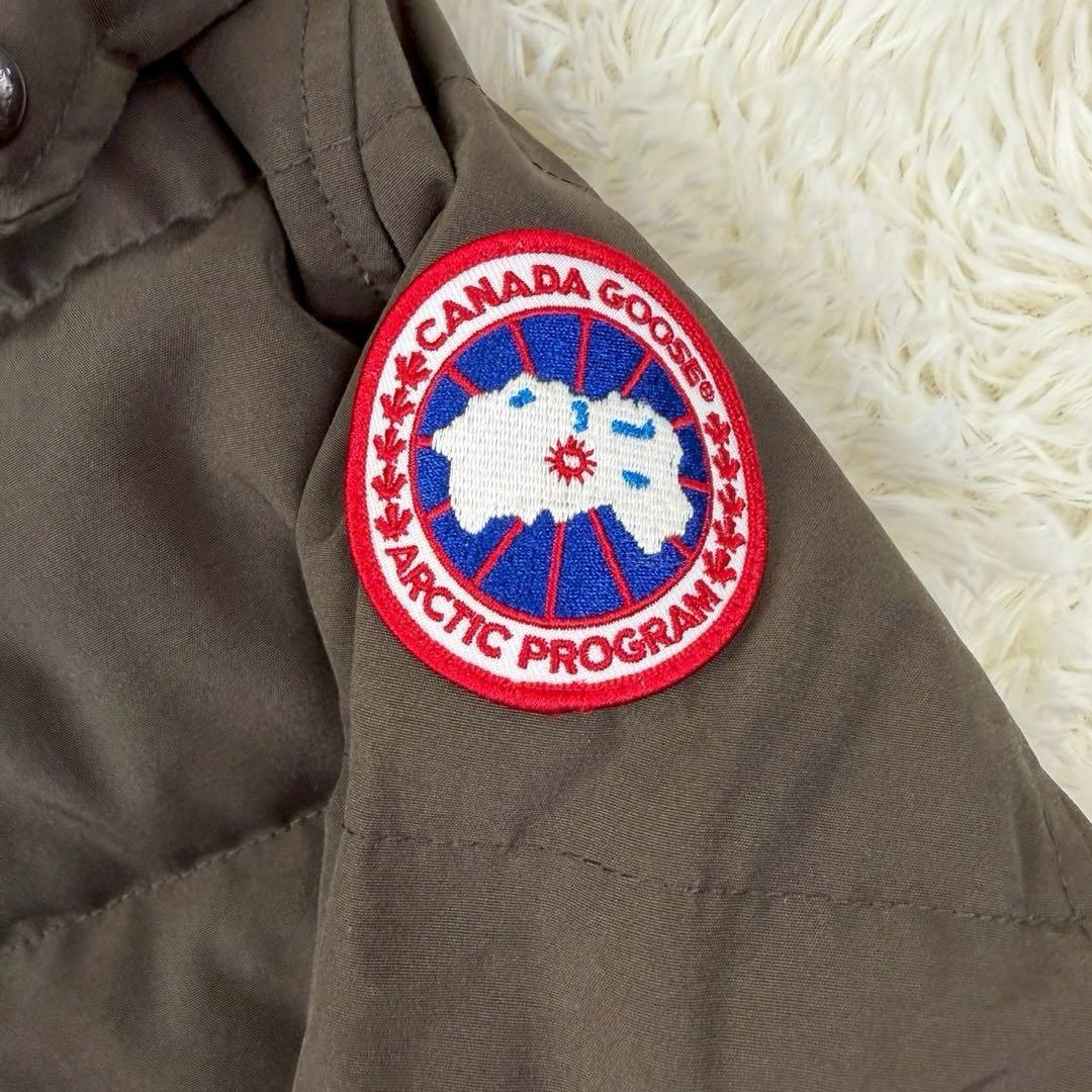 希少✨ カナダグース ダウンコート ベルビル カーキ Sサイズ コヨーテファー