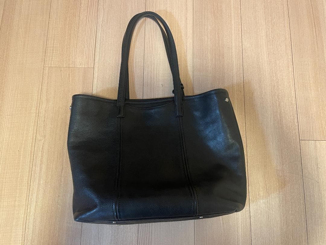 aniary メンズ　トートバッグ　黒　革