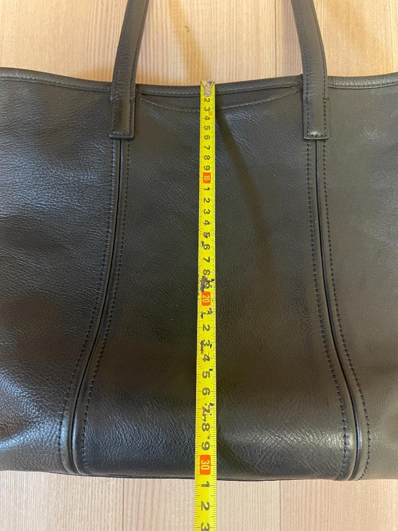 aniary メンズ　トートバッグ　黒　革