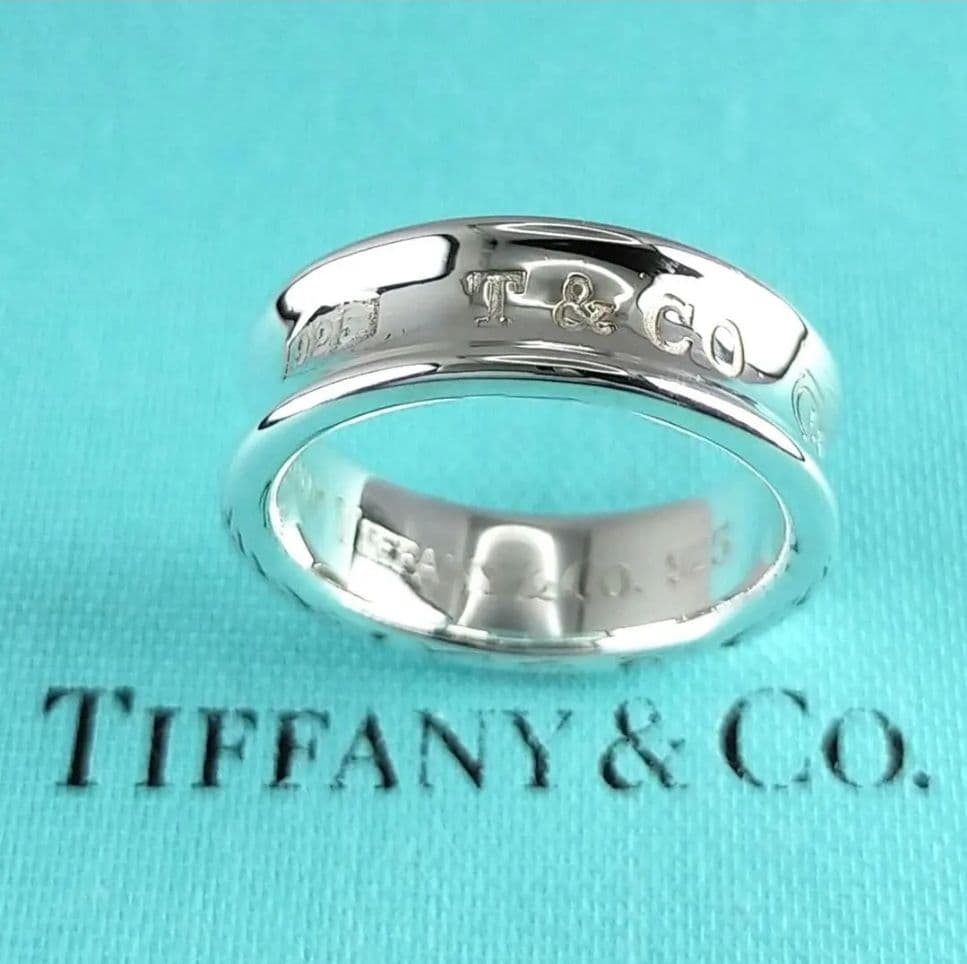 ◆専用◆【ティファニー】１８３７　ミディアム　リング　１８号　2354