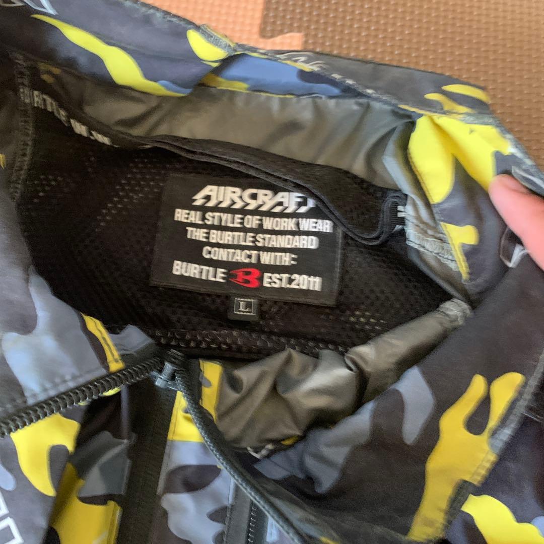 BURTLE 迷彩柄ファン付きベスト AC08-22V