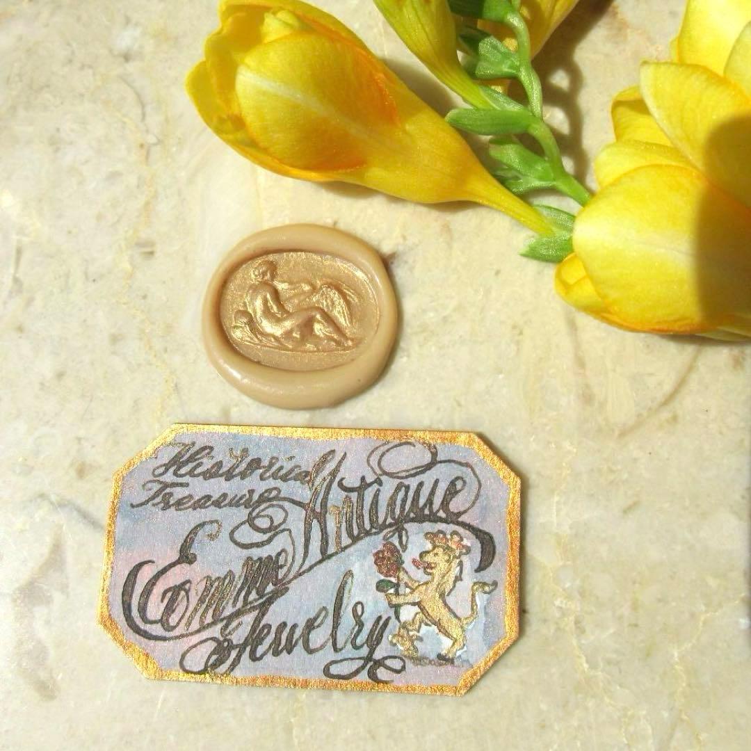 レダとスワン ଓ✧*１８世紀:☪︎✧*グランドツアー:+*ガラスシール⋆.✰