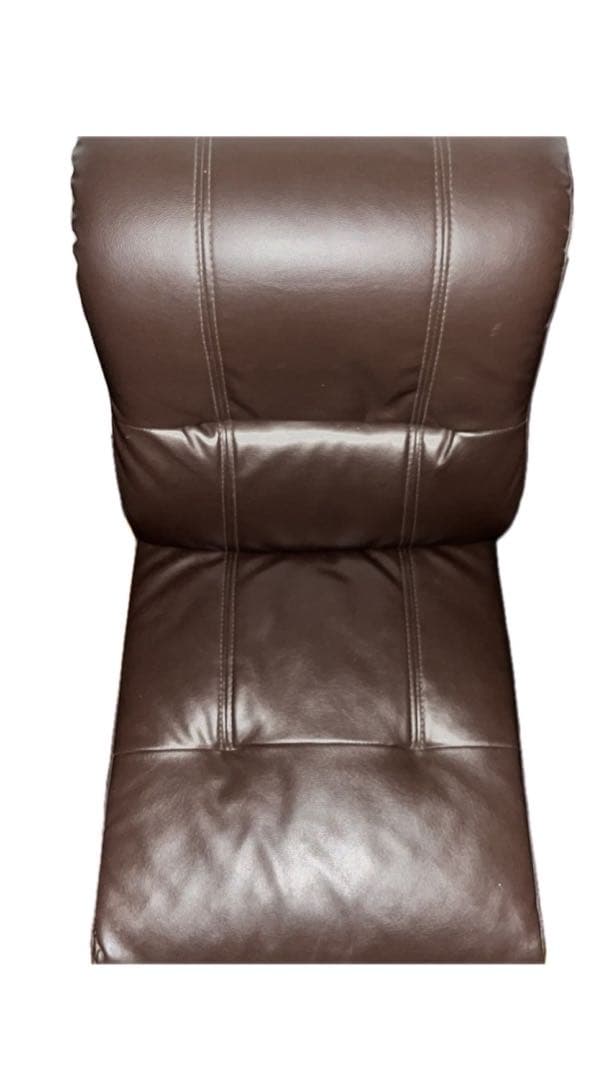 ダークブラウン 合成皮革 椅子