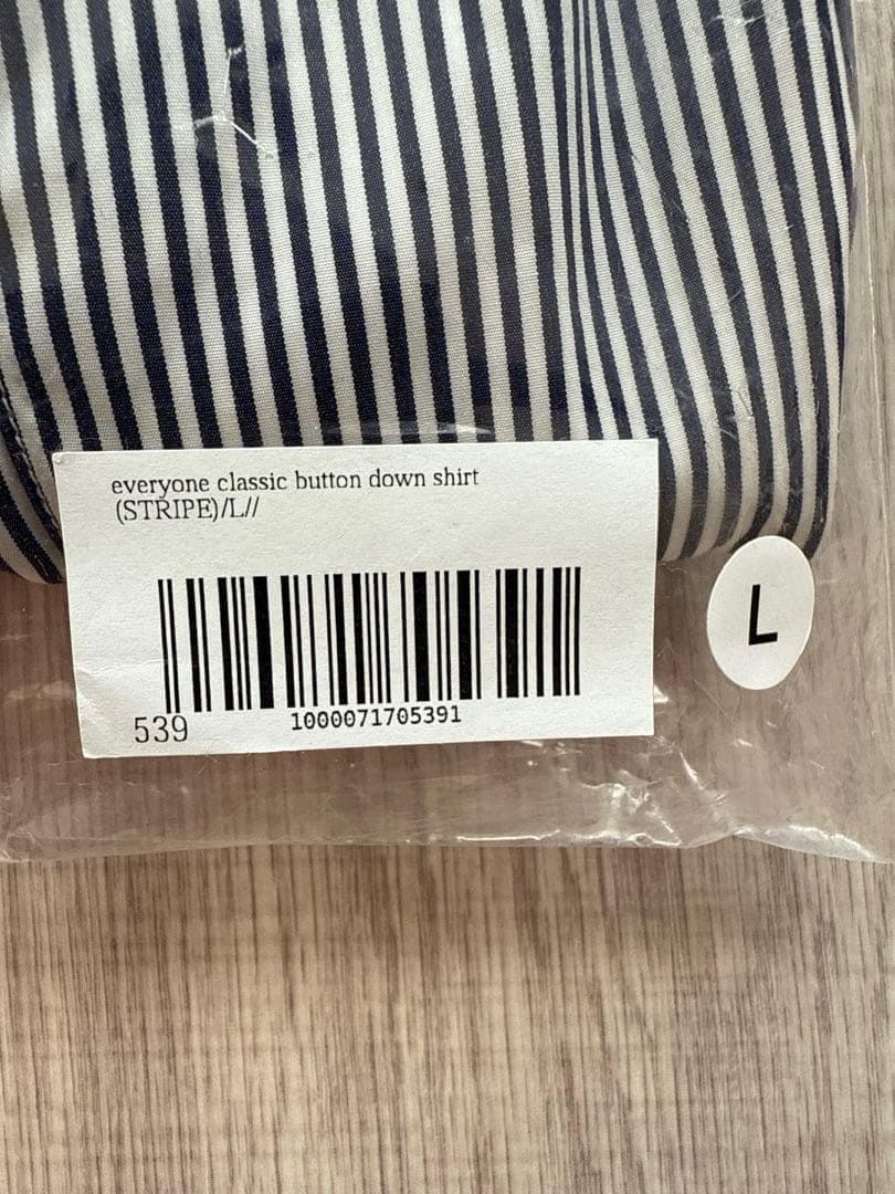 everyone classic button down shirt サイズL