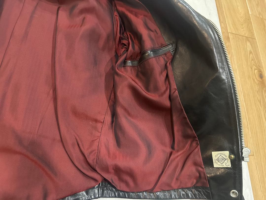 ANACHRONORM ホースレザーライダースジャケット　アナクロノーム