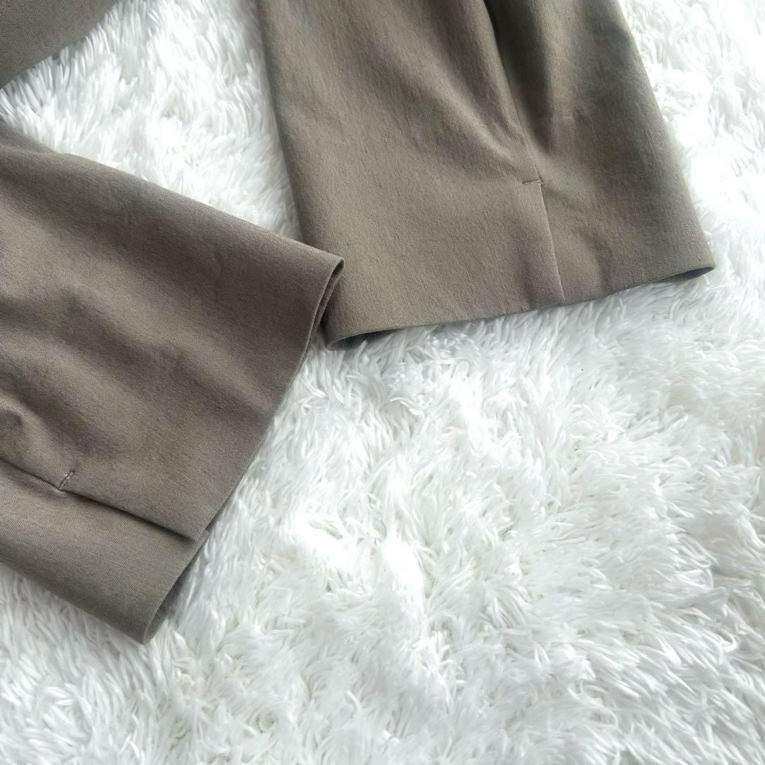 大きいサイズ✨インディヴィ　スーツ　セットアップ　リネン混　家で洗える