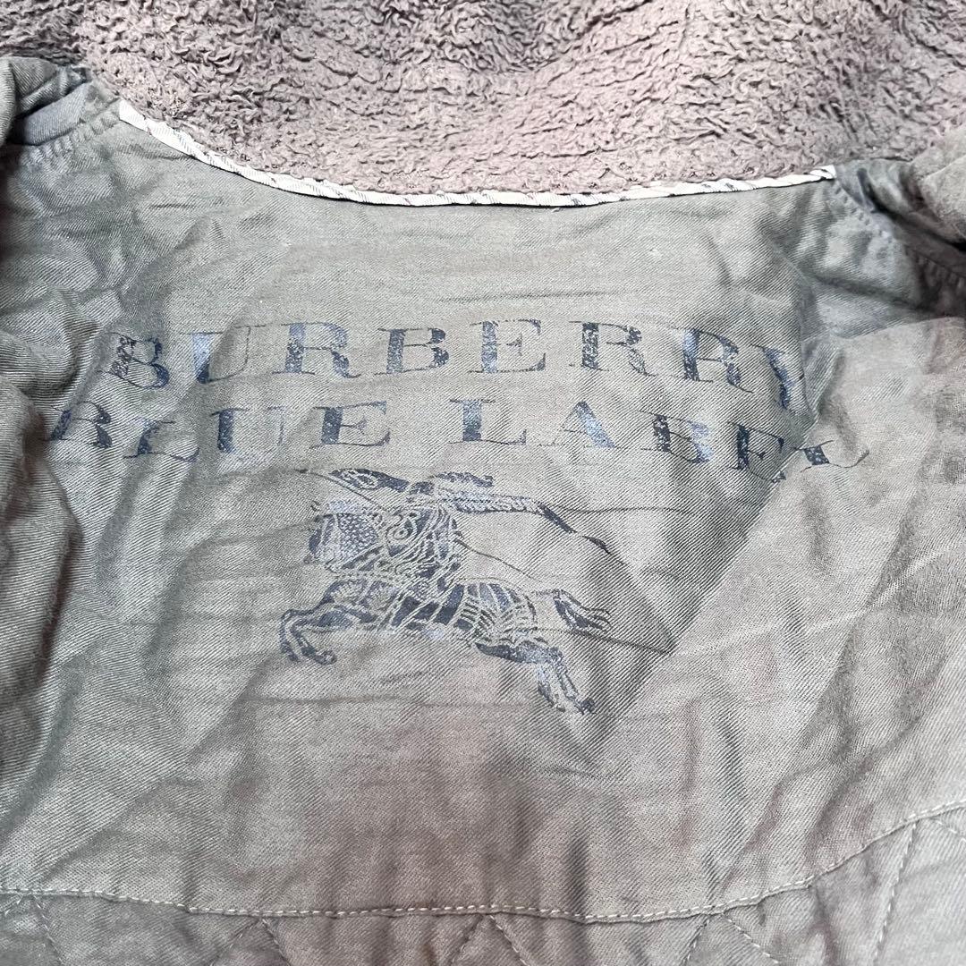 BURBERRY BLUE LABEL キルティングライナー付きモッズコート