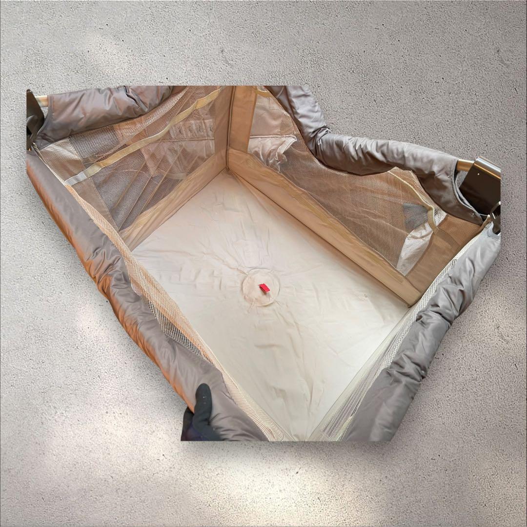 Aprica 折りたたみベビーベッド ベージュ　ココネルエアー