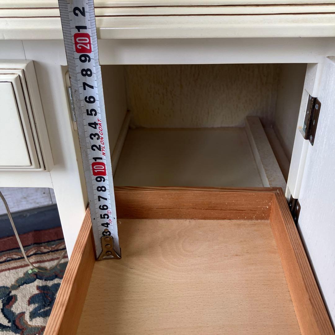 フランスベッド ロココ クラシカル 木製ドレッサー 化粧台 古家具 ビンテージ