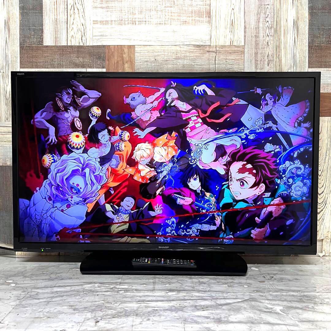 全国送料込❣️シャープ40型テレビ Wチューナ外付HDD裏録画2T-C40AE1