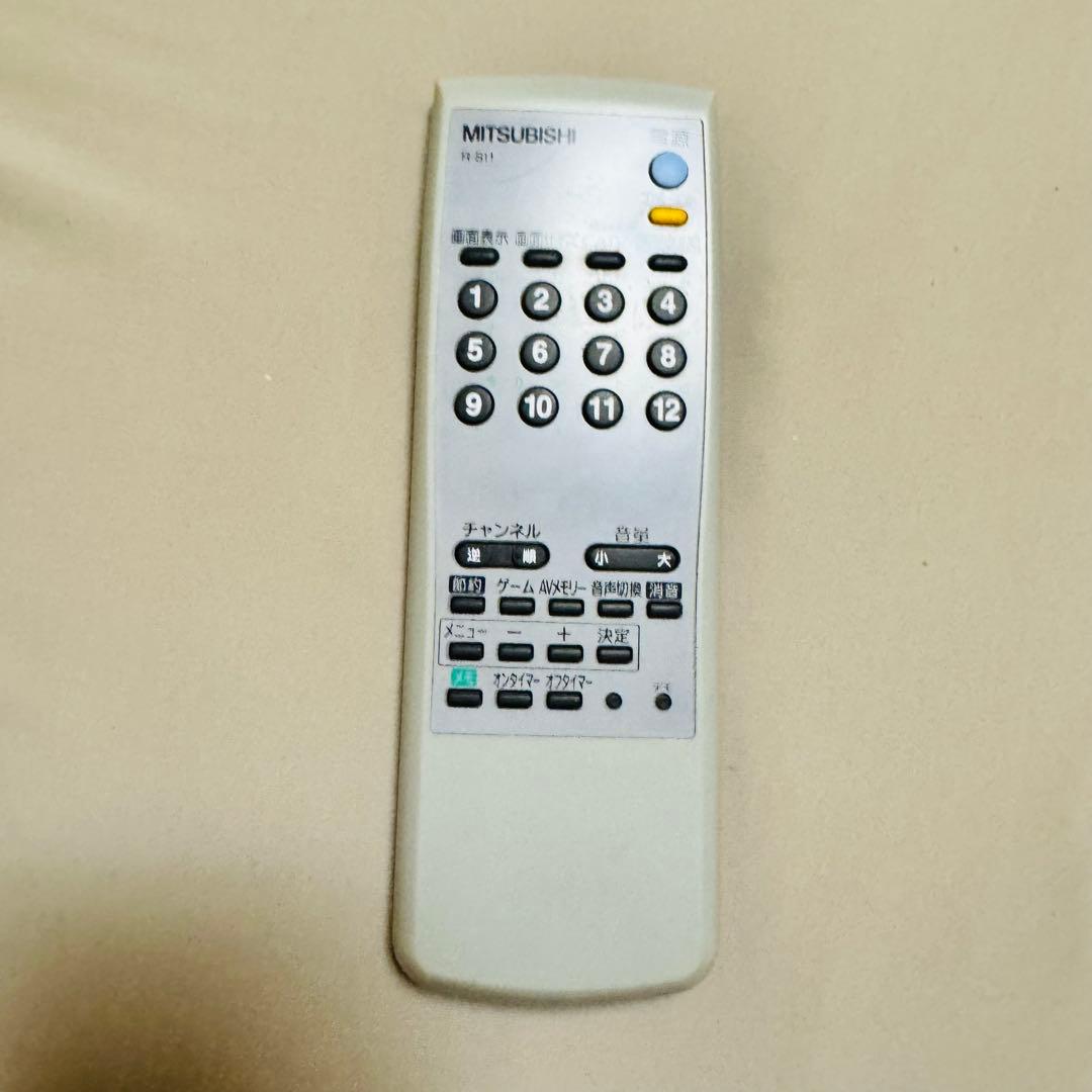 動作確認済み　三菱電気　21型ブラウン管テレビ　21C-L33 リモコン付き