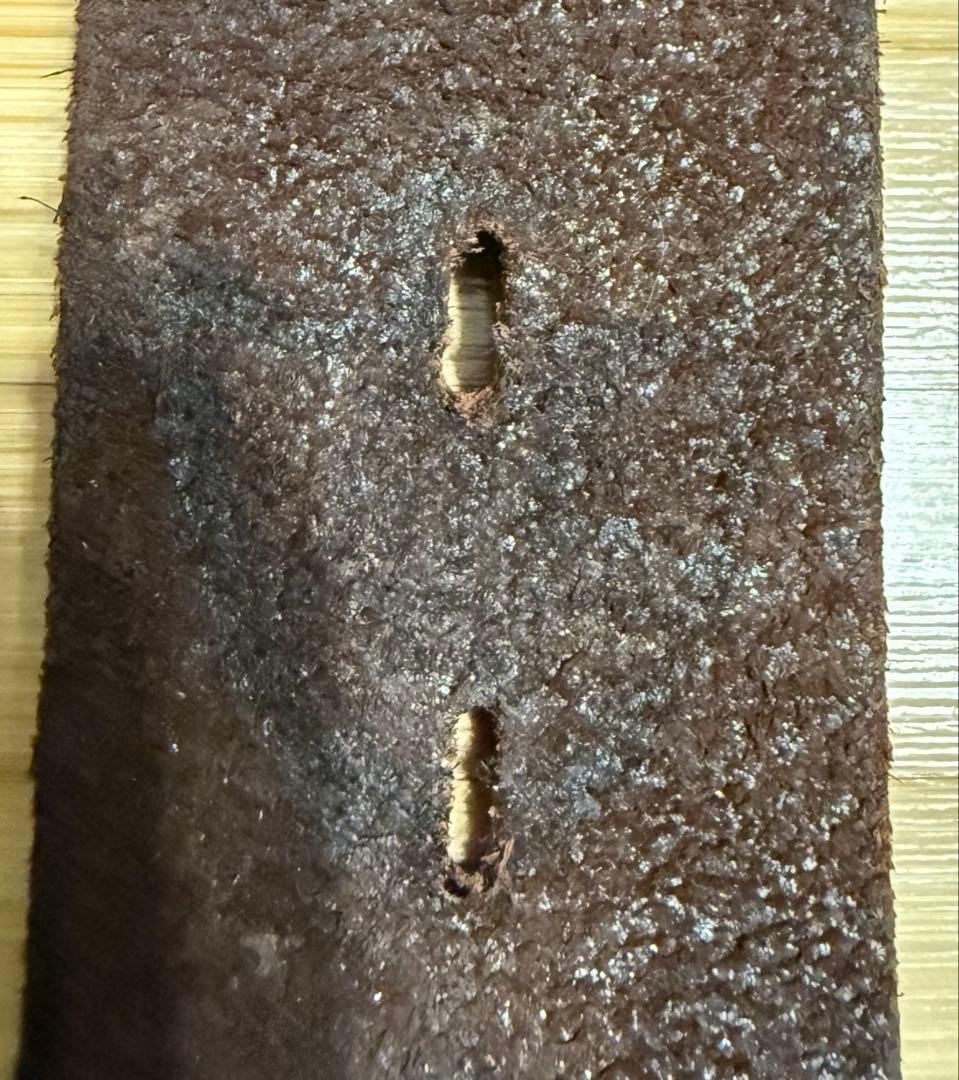 ⭐️美品⭐️HTC⭐️ピーナッツオーバーレイベルト⭐️ブラックパイソン＆レザー⭐️36