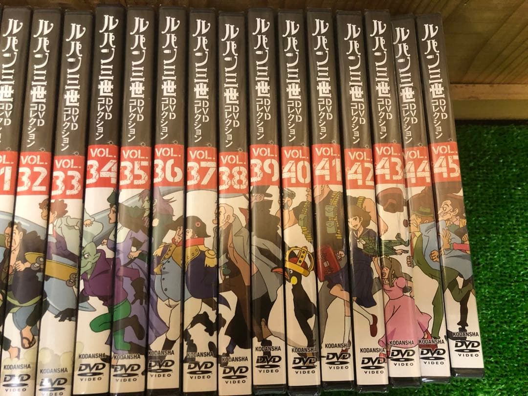 【未開封多数】ルパン三世DVDコレクション vol1〜45巻セット 冊子付