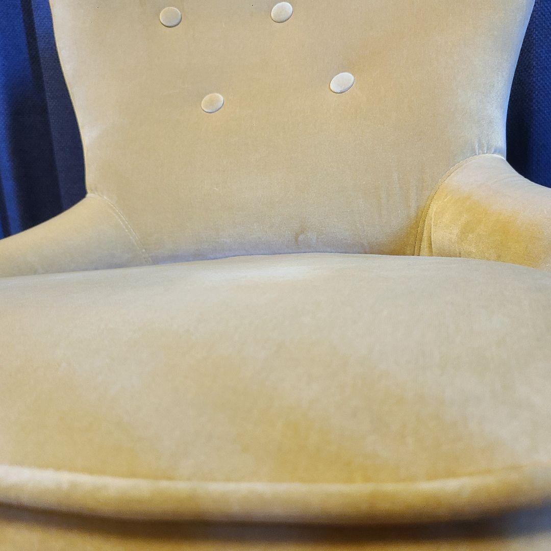 【美品】IKEA REMSTA 1人用　ソファ ベージュ ひとりカフェ　椅子