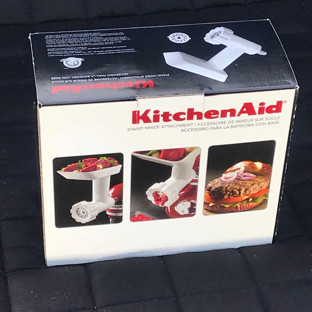 極美品 3.3Lブラック フードグラインダー付 キッチンエイド スタンドミキサー