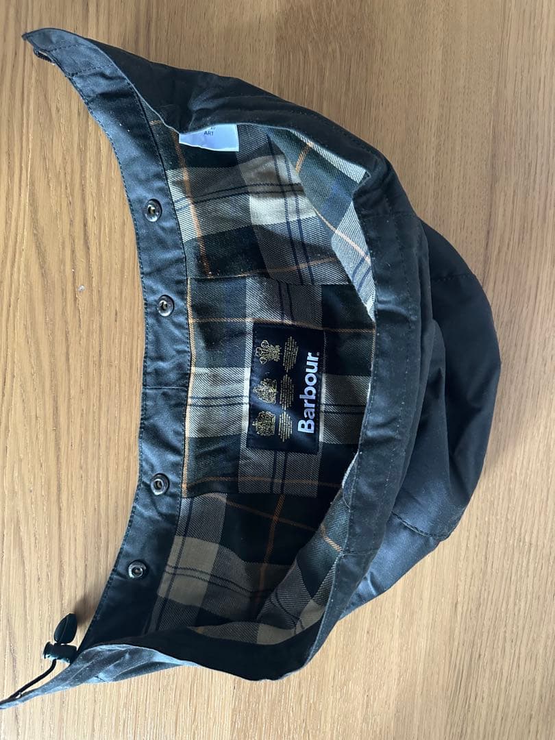 美品　Barbour BEDALE WAX ジャケット Sage 帽子付け