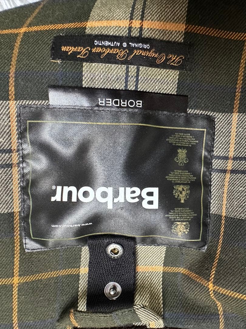美品　Barbour BEDALE WAX ジャケット Sage 帽子付け
