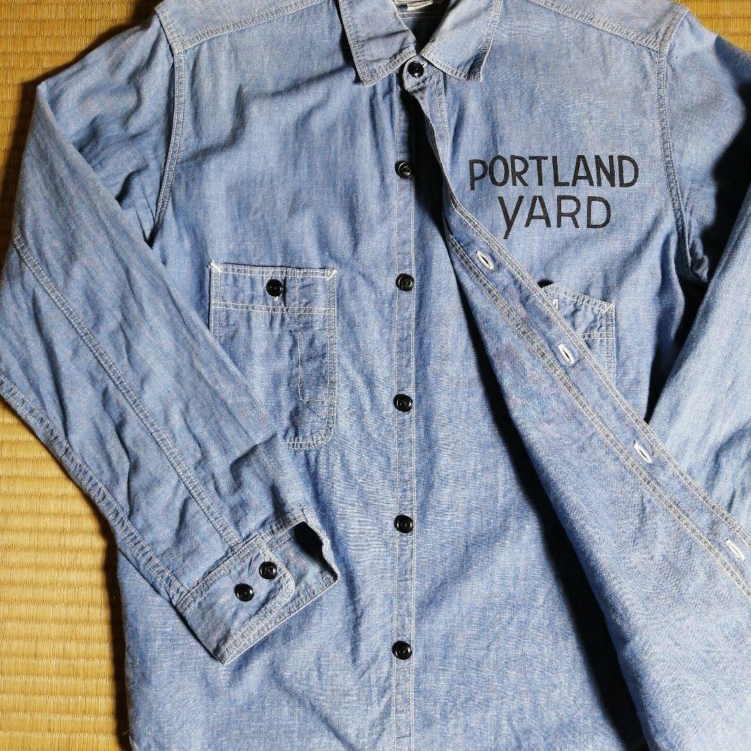 ブートレガーズ　シャンブレーシャツ　サイズL