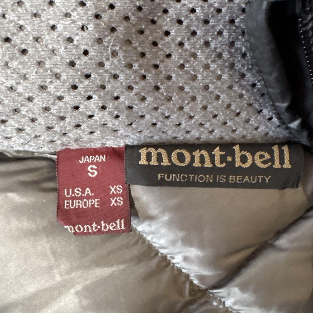 モンベル　ライトアルパインパーカ　フーディ　ダウン　黒　レディースS