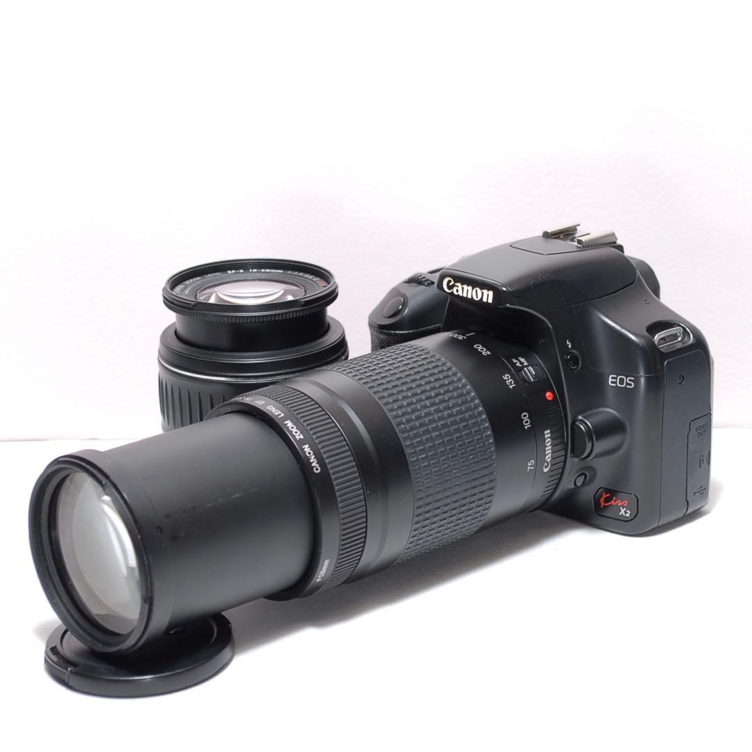 ✨スポーツ観戦に✨Canon Kiss X2✨ ダブルレンズ✨作例あり✨