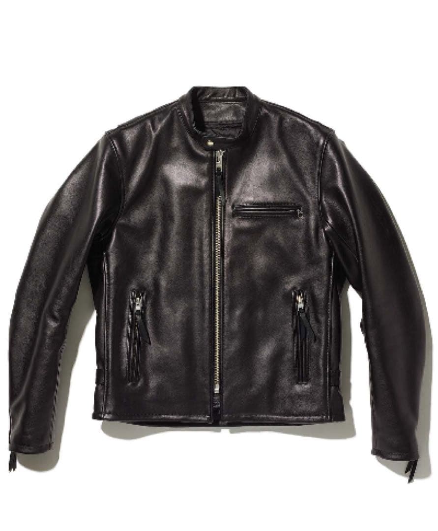 美品 3Lカドヤ ライナー付 シングルライダースジャケット FPS-2 SFT