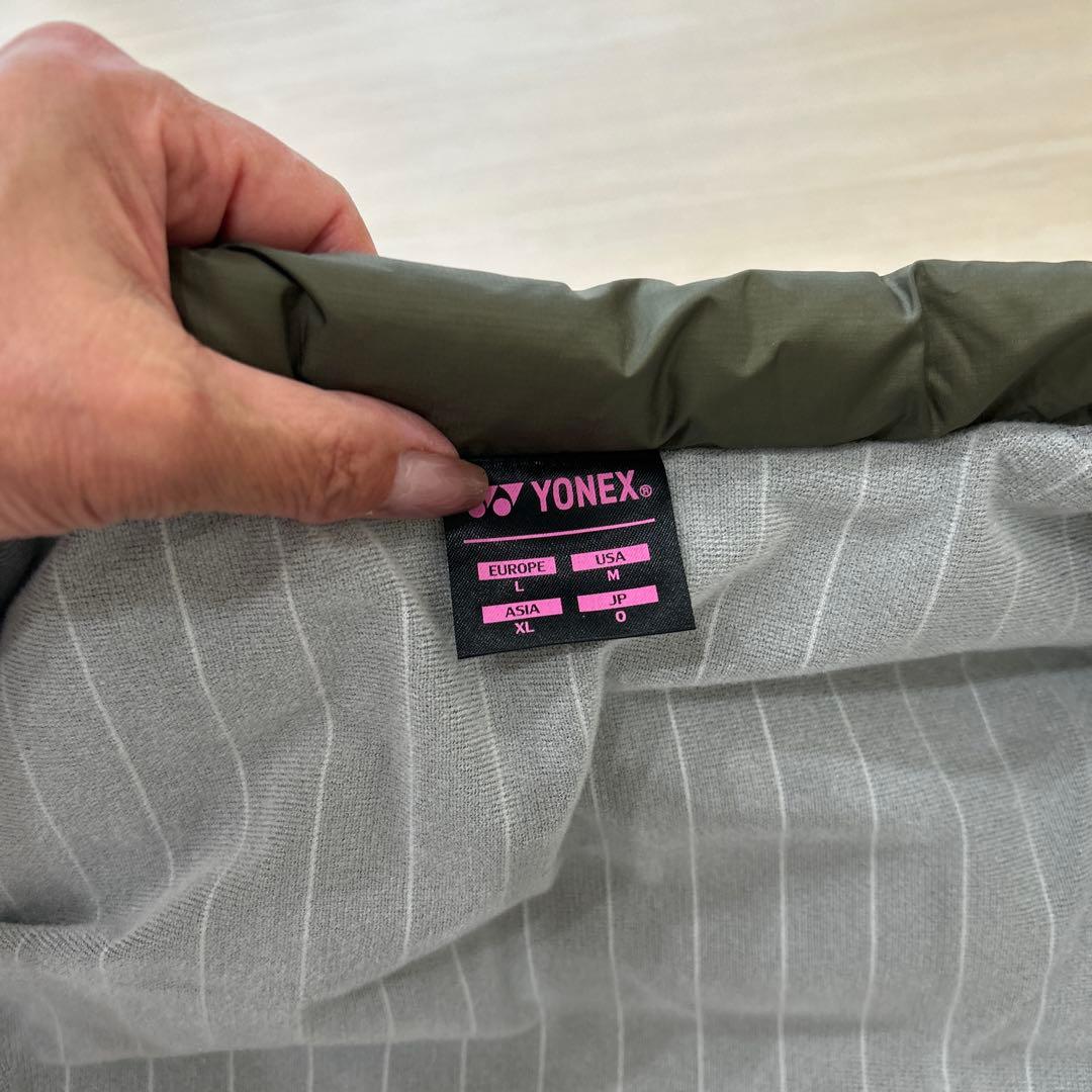 新品ヨネックス YONEX テニス 中 綿ジャケットモスグリーン女性用