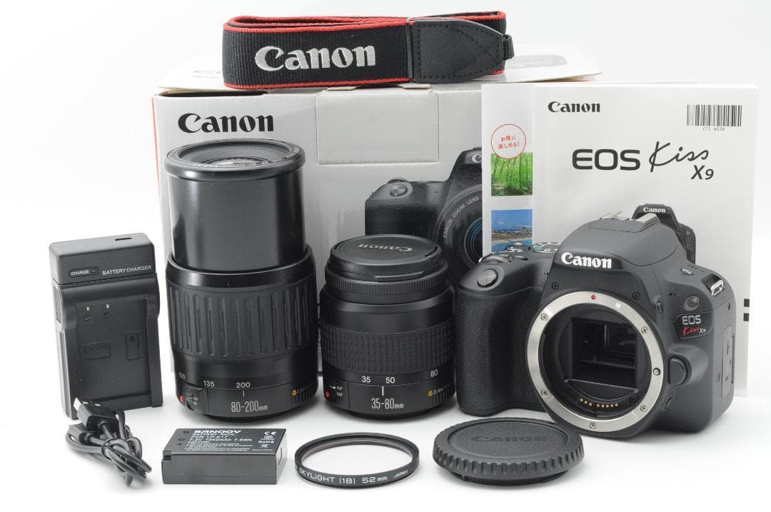 ▲新品級⑧▲新生活応援▲ Canon EOS Kiss x9 ダブルレンズ