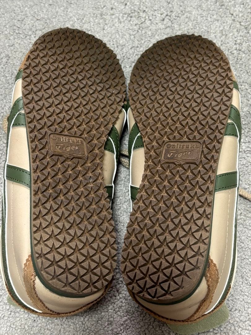 Onitsuka Tiger スニーカー 26.0cmベージュ/グリーン 箱付き