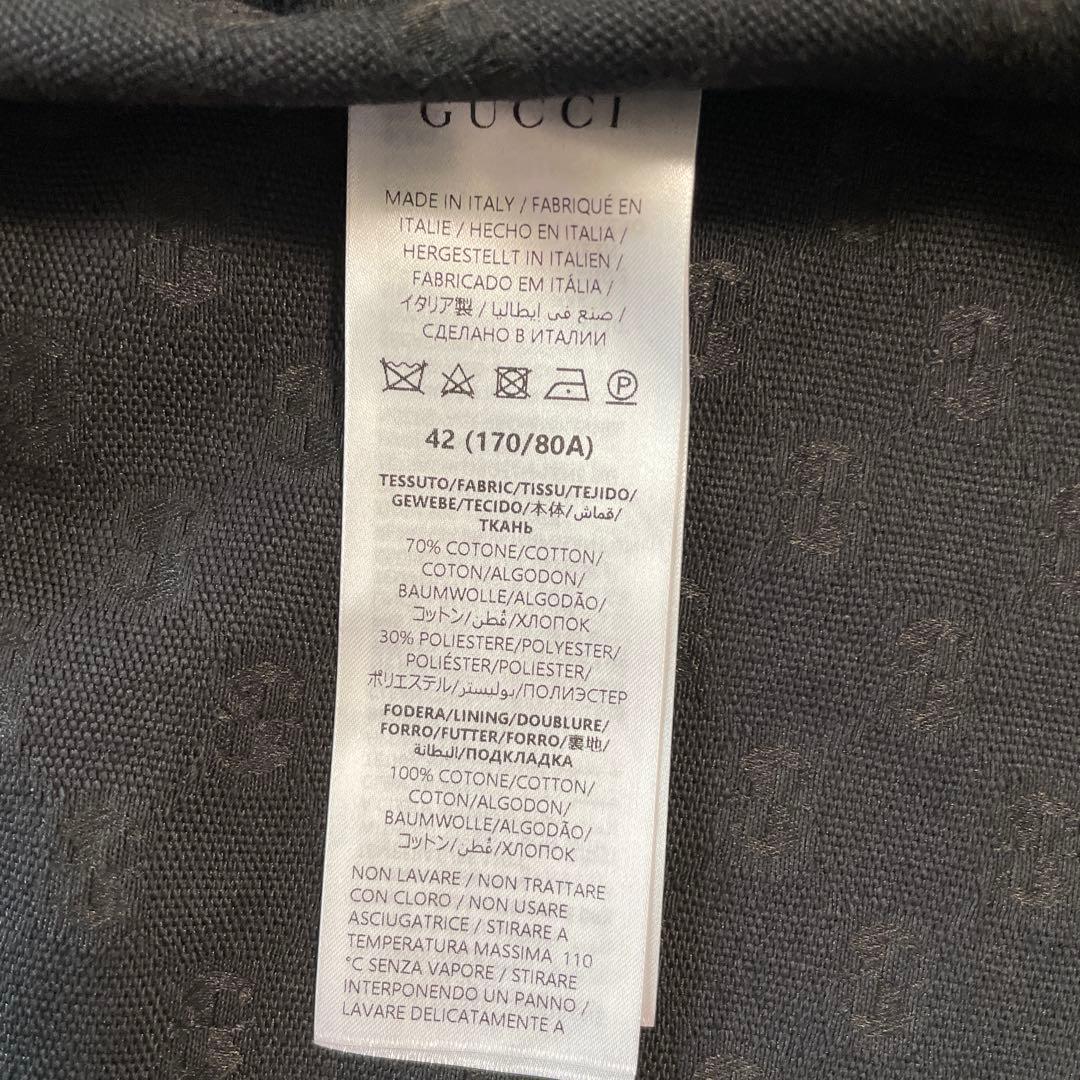 グッチ　マキシGG シャツ　新品タグ付き　42