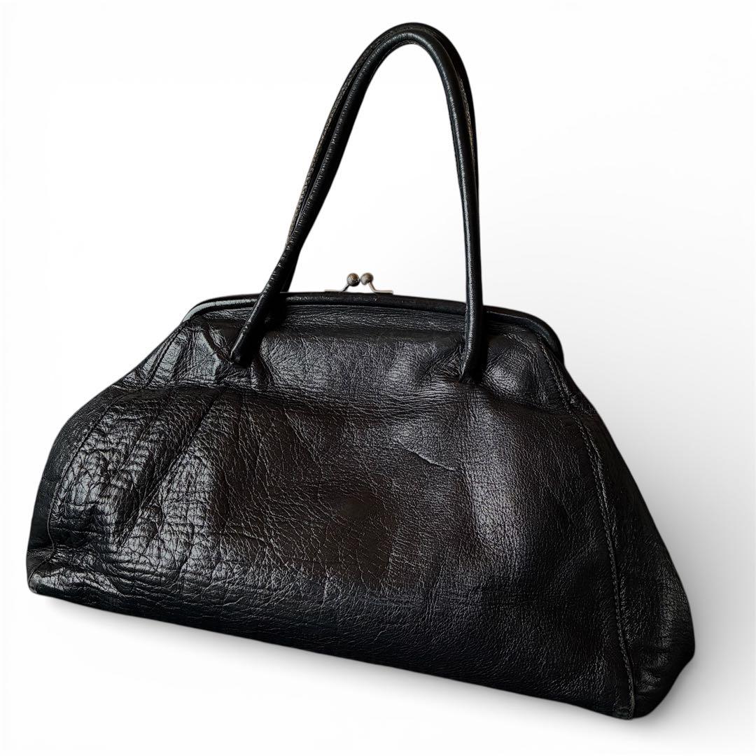 バッグ 00s miumiu archive leather boston bag