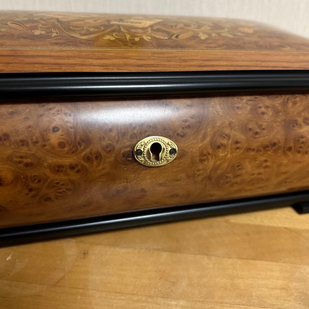 木製ボックス　オルゴール　ジュエリーボックス