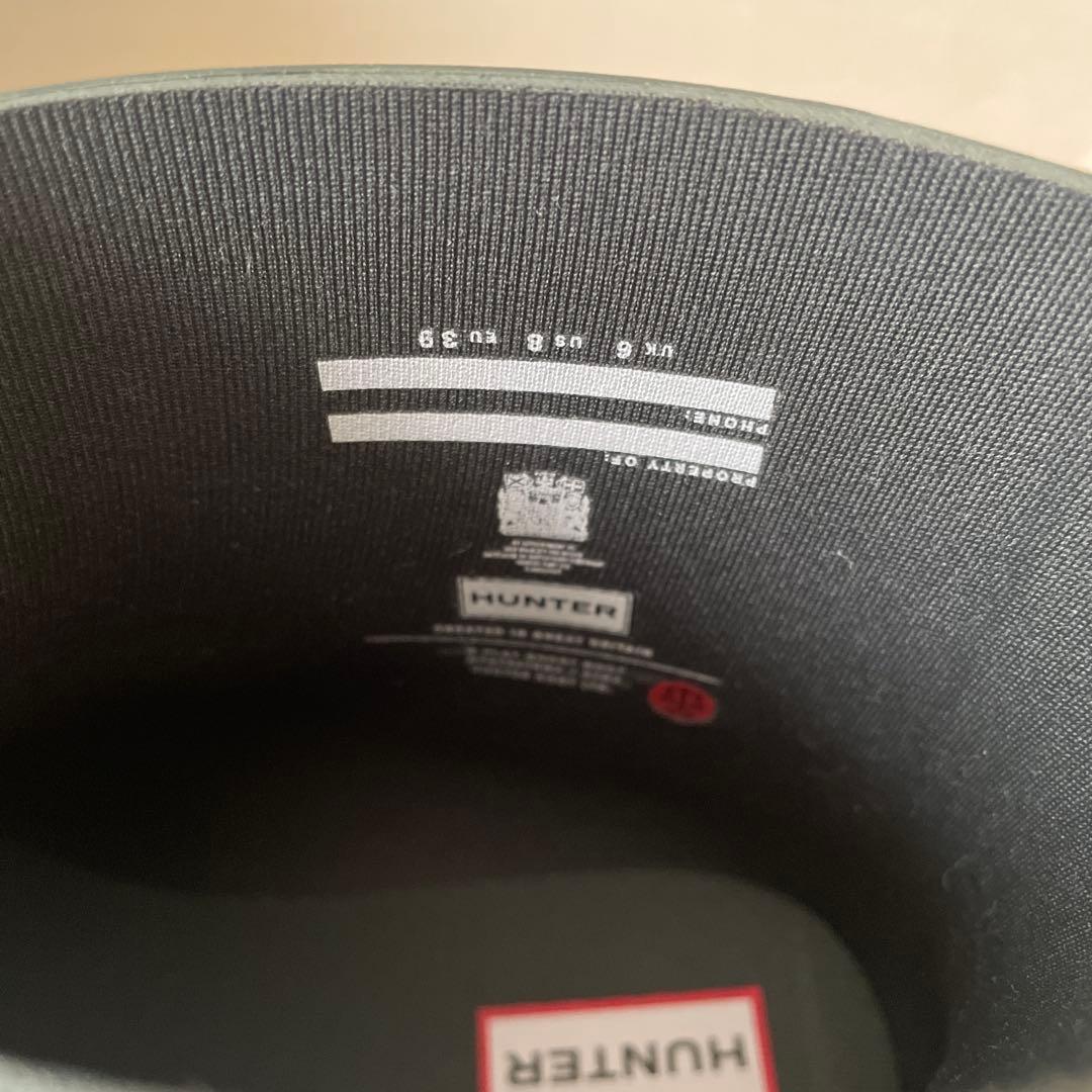 値下げしました！HUNTER ショート丈レインブーツ ダークグリーン