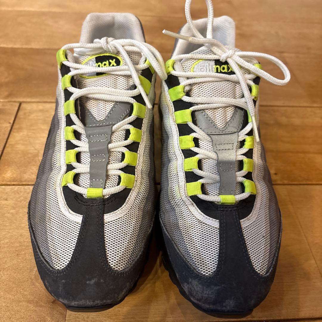 値下　NIKE エアマックス95プレミアムテープ 26cm イエローグラデ鑑定付