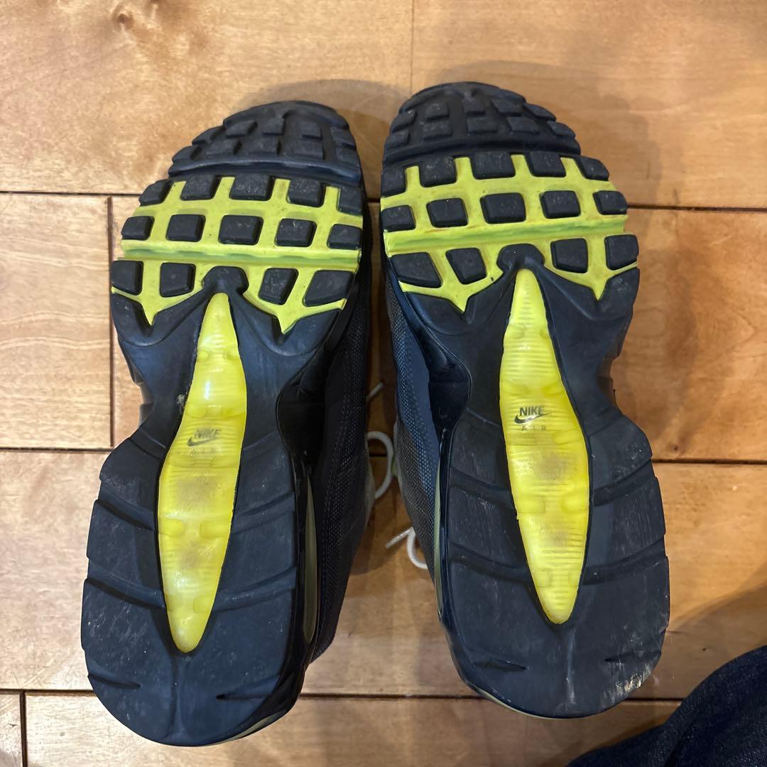 値下　NIKE エアマックス95プレミアムテープ 26cm イエローグラデ鑑定付